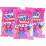 Dubble Bubble Cotton Candy Gumballs, 4 oz Bags, Pack of 3
